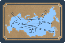 Transportation Ticket Airplane The Grand Siberian